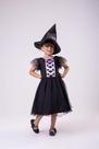Vestido Temático Kids Halloween Encanto Sombrio com Detalhes em Tule e Glitter Vestido Temático Kids Halloween Encanto Sombrio com Detalhes em Tule e Glitter