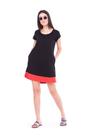 Vestido Ticantê Camiseta Preto