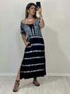 Vestido tie dye preto/cinza (ar25-0067)