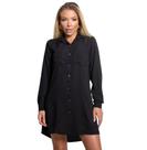 Vestido Tipo Camisão Chemise Midi Blusa Manga Longa