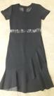vestido titanium preto com brilho