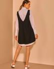 Vestido Trapézio Decote V Vestido Trapézio Decote V