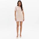 Vestido Tricot Lança Perfume Signature Ou25 Bege Feminino