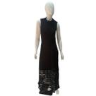 Vestido Tricot Longo Rendado Com Forro Chique Formatura Festa Reveilon Tam M