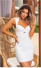 Vestido tubinho até o joelho com zíper mas costas, cor ( branca ) P(38) M (40) Vestido tubinho até o joelho com zíper mas costas, cor ( branca ) P(38) M (40)