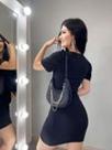 Vestido tubinho bufante GG