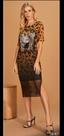 Vestido tule animal print