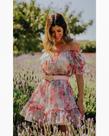 Vestido Tule Floral