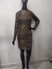 Vestido tule manga longa