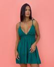 Vestido Valentina - Verde Amazônia