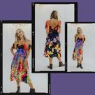 Vestido "ventos de outono"