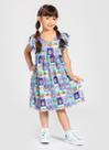 Vestido Verão Menina Animaizinhos Colorido