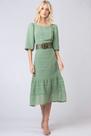 Vestido verde 3/4