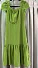 Vestido verde com manga
