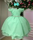 Vestido Verde Oliva Festa Ysa Kids Francine Apresentação Formatura Daminhas Casamento Florista Formatura