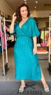 Vestido verde viscose