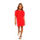 Vestido Vermelho com Colar