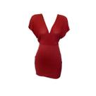Vestido Vermelho Decote V Naguchi