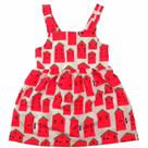 Vestido Vermelho Infantil para Menina Beabá