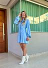 Vestido Verona curto de manga longa