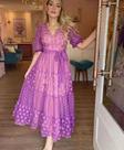 Vestido violeta Tam p