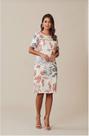 Vestido Viscose Acetinado Estampado Tam 44