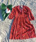 Vestido viscose estampada tam.pp