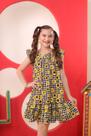 Vestido Xadrez Infantil Festa Junina Luxo Quadrilha Moda