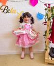 Vestido Xadrez Rosa Junino Lizzie Vestido Xadrez Rosa Junino Lizzie