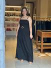 Vestido yanca alça preto secia