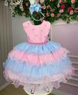 Vestido Ysa Kids Lauren Rosa - Elegante e Confortável