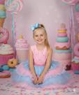 Vestido Ysa Kids Lauren Rosa festas luxo