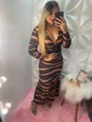 Vestido Zebra Mid