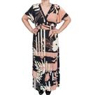 Vestidos Arruaça Estampado Viscolinho Plus Size