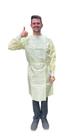 Vestidos de isolamento Keebomed PPE descartáveis resistentes a fluidos XL