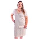 Vestidos Plus Size De Renda, Nude , Vestido De Festa, Até 52