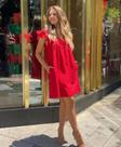 Vestidos vermelho com bolso tamanho M