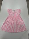 Vestindo cor rosa estampado infantil tam 2 menina