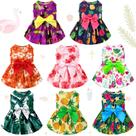 Vestuário para animais de estimação LEIFIDE Hawaii Dog Dress, conjunto de 8 peças L