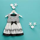 Vestudo de Festa Preto com Detalhe Branco Tamanho M Vestudo de Festa Preto com Detalhe Branco Tamanho M