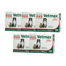 Vetmax Plus 700mg Vetnil 4 comp. Cães e Gatos Kit com 5