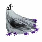 Veu de Noiva Halloween com Aranhas Color