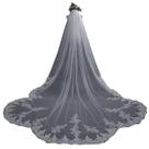 Véu De Noiva Longo Mantilha Casamento Vestido Noiva 4 metros