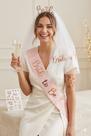Véu Noiva e Tiara Despedida de solteira Bride Papilloo