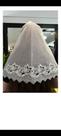 Veus Ccb v001002024 Rendas Flor Aplicação e Organza Redondo