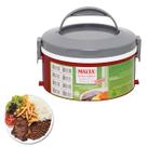 Vianda Termica Marmita com Divisória Dupla 1,5L Malta Bordo Vianda Termica Marmita com Divisória Dupla 1,5L Malta Bordo