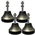 Vibra-Stop MICRO I Antivibratório 50 KG / 200 KG Rosca 1/4 POL MIC114 Kit 4 Peças VIBRA-STOP