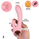 Vibrador Alça Luxo Linguinha e Aquecimento Rabbit Ponto G