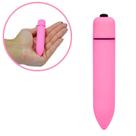 Vibrador Bullet Power Cápsula Vibratória Aveludada Rosa