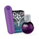 Vibrador Bullet Recarregável com Gel Beijável Sabor Vinho Tinto - Fruit Sexy